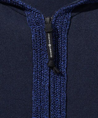 JOSEPH ABBOUD MOUNTAIN 【エコ素材・軽量・通気性・速乾性】ペーパーヤーンパーカー ネイビー系