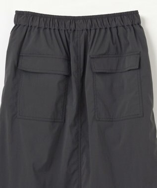 ANY L 【ウエストゴム】撥水ナイロンベイカースカート スミクロ