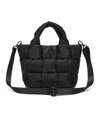 style code 【マルチウェイ仕様】　２WAY　パデット 舟形トート ショルダーバッグ ブラック