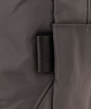 Y'SACCS ポリエステルツイル リュックサック ダークグレー