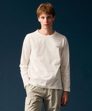 JOSEPH ABBOUD MOUNTAIN 【JAPANファブリック/吸水速乾】プレーティング天竺アウトドア Tシャツ