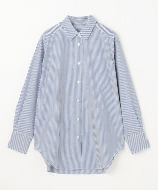 ANY 【手洗い可能/抗菌防臭/UVカット/速乾】レギュラーカラーシャツ ブルーロンスト