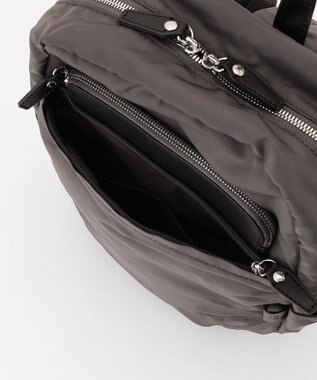 Y'SACCS ポリエステルツイル リュックサック ダークグレー