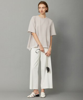 ICB 【洗える】 シェルタリングドライオックス ワイドパンツ オフホワイト系