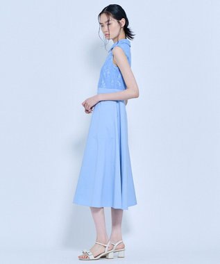 TOCCA 【星風まどかさん着用】VOILE SUCRE ドレス サックスブルー系
