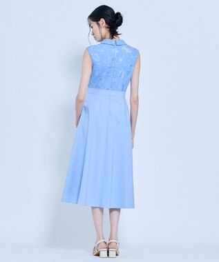 TOCCA 【星風まどかさん着用】VOILE SUCRE ドレス サックスブルー系