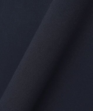 23区 S 【R(アール)】ダブルクロス 襟デザイン ワンピース ネイビー系