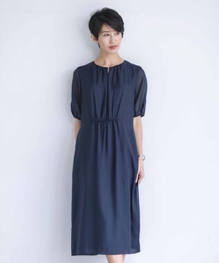  【WEB限定カラーあり・洗える】 ブライトスパンボイル ワンピース