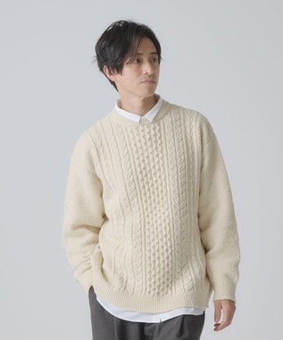 muuc ジャパンウールセーター ホワイト