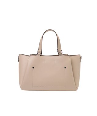 LA BAGAGERIE シンプルミニトート ライトベージュ