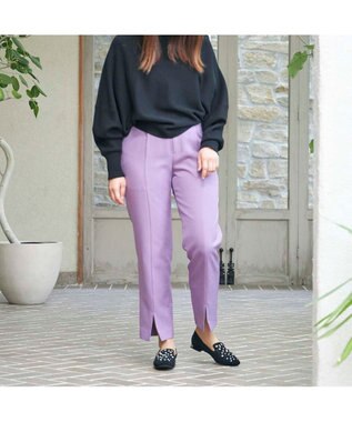 MODE ET JACOMO <MODE ET JACOMO>ラインストーンオペラシューズ ブラックミックス