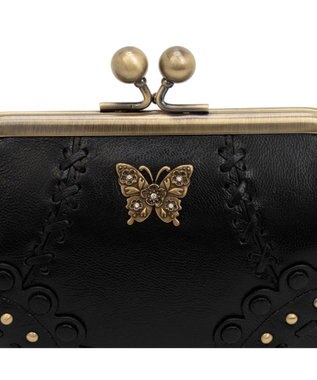 ANNA SUI マチルダ 口金ミニ財布 クロ