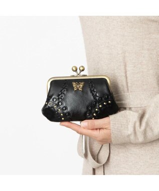 ANNA SUI マチルダ 口金ミニ財布 クロ