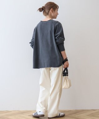 AMERICAN HOLIC ＰＯＲＴＬＡＮＤピグメントスウェット Charcoal Gray