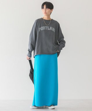 AMERICAN HOLIC ＰＯＲＴＬＡＮＤピグメントスウェット Charcoal Gray