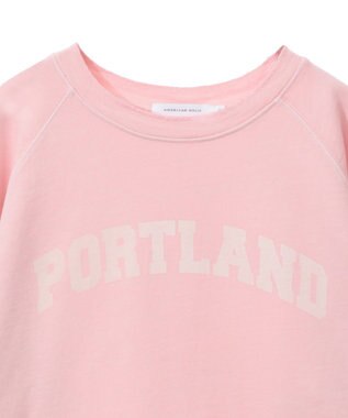 AMERICAN HOLIC ＰＯＲＴＬＡＮＤピグメントスウェット Pink