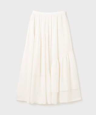 GRACE CONTINENTAL イレギュラーギャザースカート キナリ