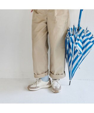 ing <ing>レザースニーカー アイボリー