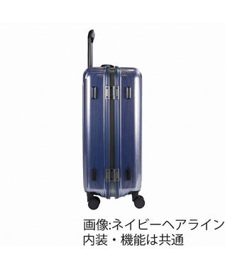 ACE BAGS & LUGGAGE ACE クレスタ2F スーツケース フレームタイプ 4~5泊 58L 05107 エース ネイビーヘアライン