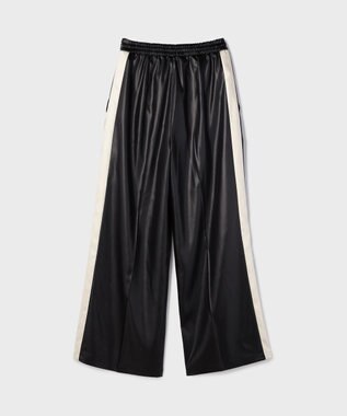 GRACE CONTINENTAL レザーライクパンツ ブラック