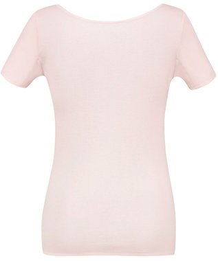 Wing インナー 綿100％ さらっと快適 抗菌防臭加工(身生地部) 【綿100% ひびきにくいタイプ】 汗取り付き 3分袖 半袖 春 夏 EL1374 ウイング／ワコール ピンク