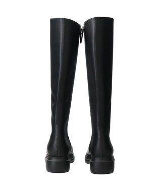 Bridget Birkin 【PARADIS COULEUR】ラウンドトウモールドソールロングブーツ ブラック