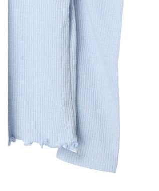 earth music&ecology パフスリーブクレープリブインナー Sax