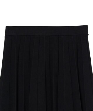 JOSEPH 【洗える】シルクストレッチ プリッセ　スカート Black