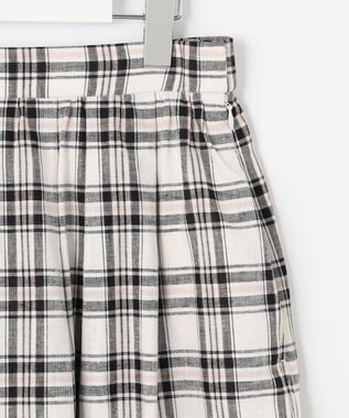 J.PRESS LADIES 【洗える】BEZ Cリネンマドラス スカート ピンク系3