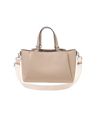LA BAGAGERIE シンプルミニトート ライトベージュ