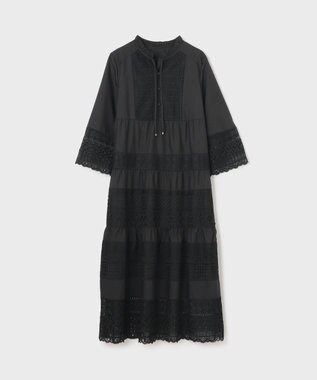GRACE CONTINENTAL レースコンビワンピース ブラック
