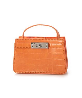 LA BAGAGERIE 【MONICA】マイクロチェーンバッグ オレンジ