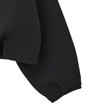 earth music&ecology ダンボールニットZIPブルゾン Black