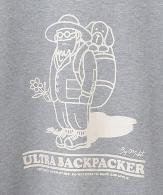 CRAFT STANDARD BOUTIQUE URANIWAプリントスウェット Gray Mixture