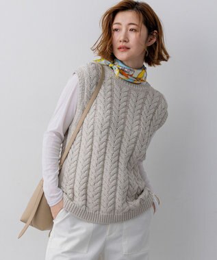23区 S 【先行予約】ケーブル ニットベスト