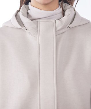 Tiaclasse ファイバーダウン×ダンボール異素材ロングコート グレー