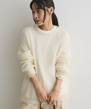 CRAFT STANDARD BOUTIQUE シアーモヘヤライクニットプルオーバー