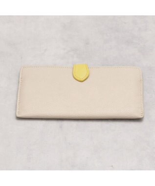 UNBILLION アトランタ ATLANTA / 牛革薄マチロングウォレット アイボリー