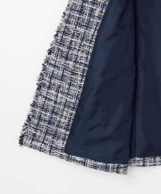 J.PRESS LADIES L ファニーツイード ジレ ネイビー系