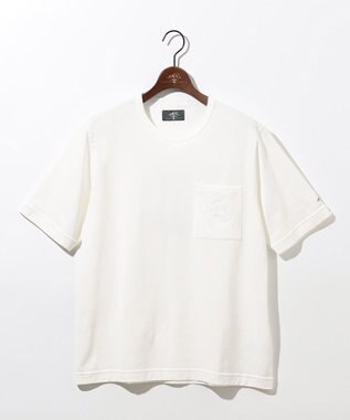 JOSEPH ABBOUD MOUNTAIN 【テーム・ヤルヴィモチーフ】ビオグレース天竺  Ｔシャツ ホワイト系