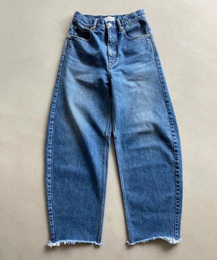 woadblue 再入荷＜坪田あさみさんコラボ＞コットン100％ ブレットデニムパンツ BLUE