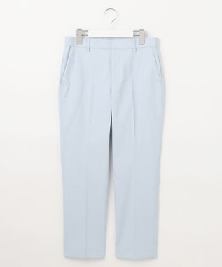 自由区 【接触冷感・UVカット・吸水速乾】シェルタリングオックステーパード パンツ サックス