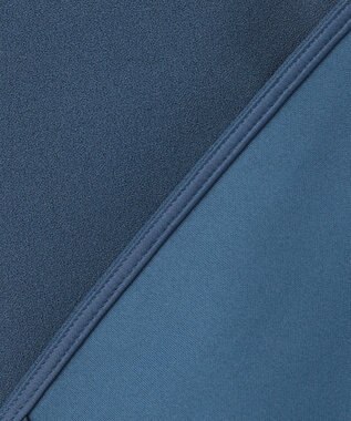 ICB マラボーテＷジョーゼット ボウタイ付きシャツカラートップス ブルーグレー系