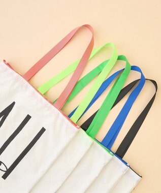 AMERICAN HOLIC カラーハンドルホリホリトートバッグ Pink