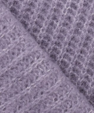 ANY SIS 【洗える】エアリーアンゴラブレンド ニット モーヴ