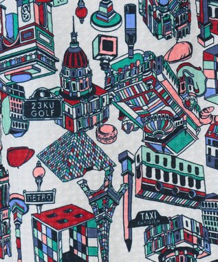 23区GOLF 【WOMEN】【撥水】パリマップ総柄スカート ホワイト系5