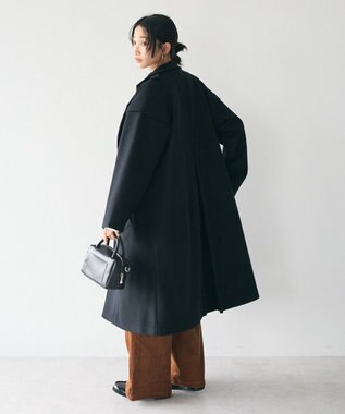 CRAFT STANDARD BOUTIQUE スタンドカラーコート Black