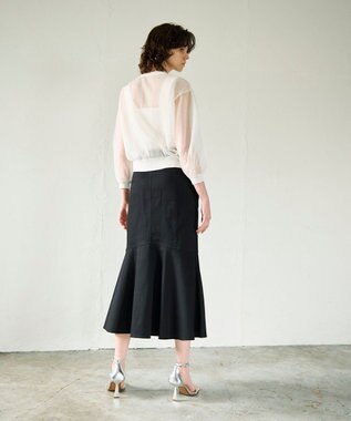 GRACE CONTINENTAL シアードルマンニットカーディガン ホワイト