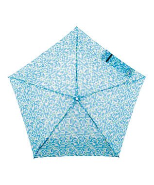 MOONBAT 【超コンパクト/晴雨兼用】Miracle Tech(ミラクルテック) 折りたたみ傘 コンパクト モザイク ターコイズブルー