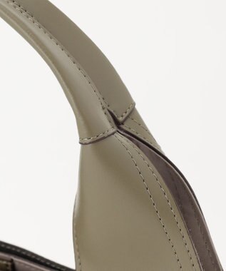 LA BAGAGERIE 【veganview】triangle shape mini tote bag カーキ